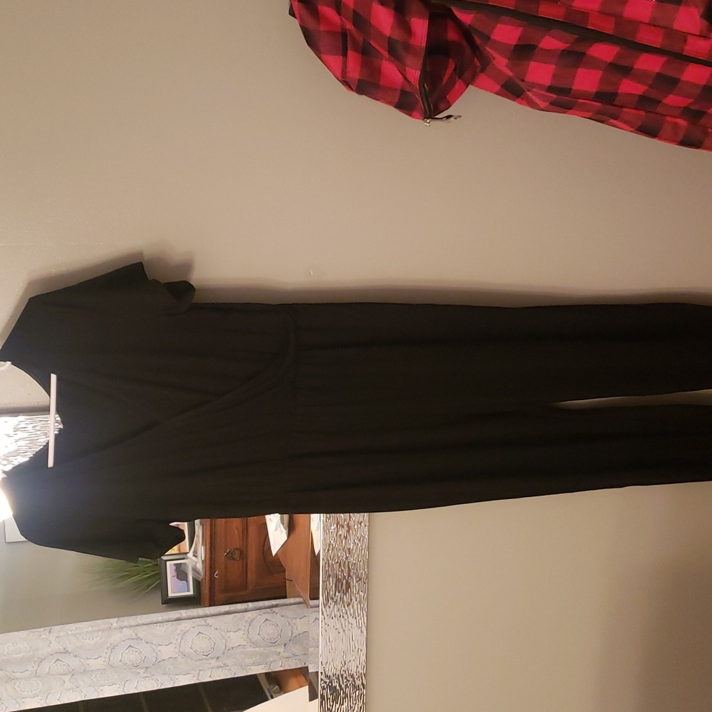 Cupshe V-neck Maxi Short Sleeve Jumpsuit XL